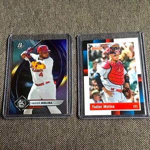 Yadier Molina 2022 Topps Bowman Platinum Baseball-St. Louis Cardinals-1988 Retro